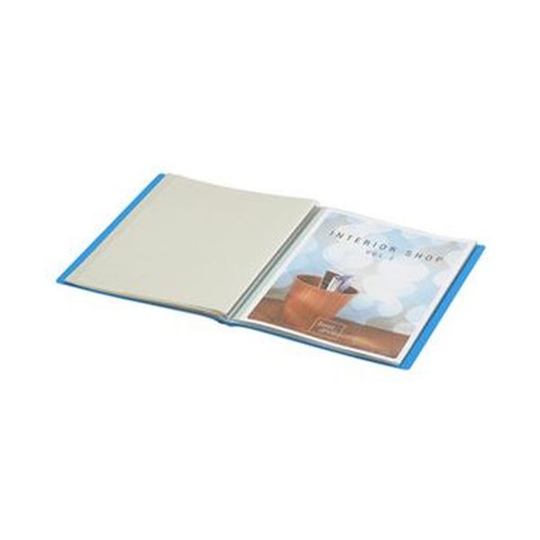 TANOSEE リングクリヤーブック（クリアブック） A4タテ 30穴 10ポケット付属 背幅25mm グリーン 1セット（10冊） 〔×2セット〕 まとめ） TANOSEE リングクリヤーブック（クリアブック） A4タテ 30穴