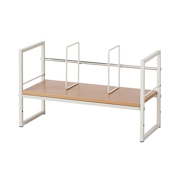 （まとめ）YAMAZEN デスク上ファイルラック 幅590mm ウッドナチュラル DUF-6025WNIV 1台 組立品 (×3セット) |b04の通販は 18,313円
