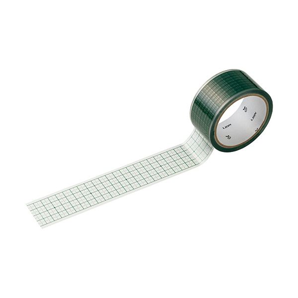 （まとめ）ライオン事務器 センターデザインテープ オクッテ 方眼用紙 48mm×30m OT-30 1巻 (×10セット) |b04の通販は 5,249円