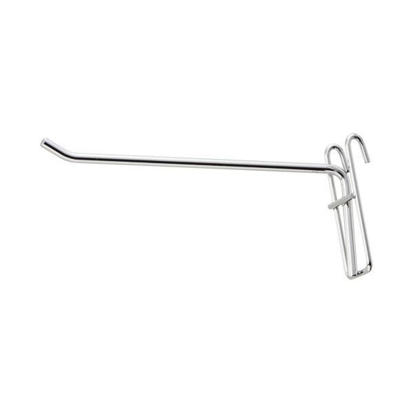 （まとめ）店研創意 ストア・エキスプレス スリムNフック φ5mm L15cm クロームメッキ 1パック（10本） (×10セット) |b04の通販は