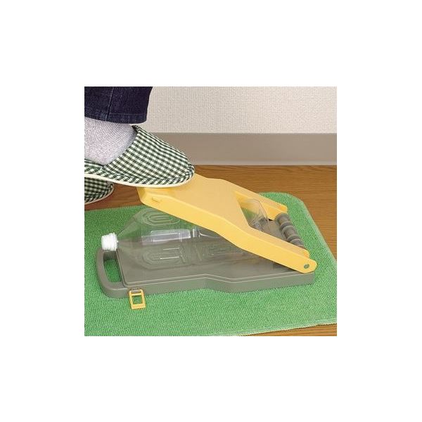 (3個セット) 缶&ペットボトル潰し器(空き缶つぶし器/便利グッズ) プレス部分:スチール製 『カルペチャ』 |b04の通販は