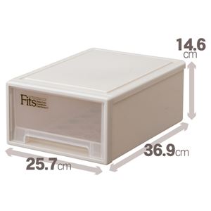 収納ケース 幅25.7cm A4サイズ 12個セット Fits フィッツケース 小物収納ボックス ミニ リビング ベッドルーム クローゼット |b04の通販は 19,555円