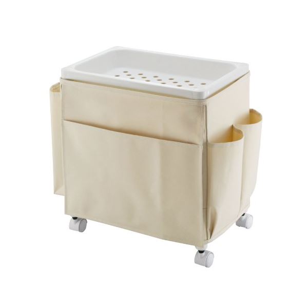 (3個セット) サイドテーブルワゴン/ミニラック (バスケットタイプ) 幅35cm キャスター付き |b04の通販は 7,276円