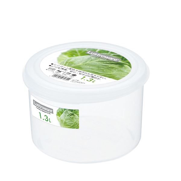 (まとめ) 保存容器 フードストッカー 約幅15cm Mサイズ 1.3L 丸型 80個セット 電子レンジ可 抗菌効果 KEEPER ラージポット |b04の通販は 20,508円