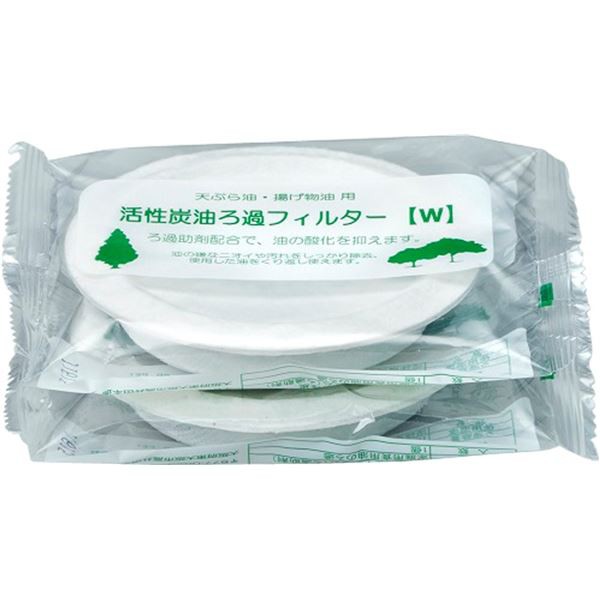 (まとめ) オイルポット交換用フィルター/オイルフィルター (2個入り) 活性炭 天然素材 キッチン用品 (×60個セット) |b04の通販は