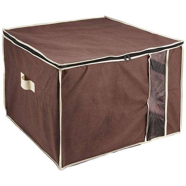 (まとめ) 不織布 収納袋/収納ケース(座布団用) 透明窓付き 炭入り消臭 通気性抜群 (×20個セット) |b04の通販は 13,416円