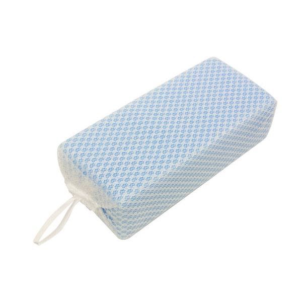 (まとめ) バススポンジ/掃除用品 (ブルー) ネットタイプ 紐付き バス用品 『CLEAN KEEPING』 (45個セット) |b04