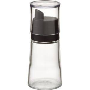 (50個セット) ふりかけボトル容器 約直径49.5mm S 容量約80ml ブラック ガラス製 スタビアリュクス 粉末 調味料入れ キッチン |b04の通販は 23,327円