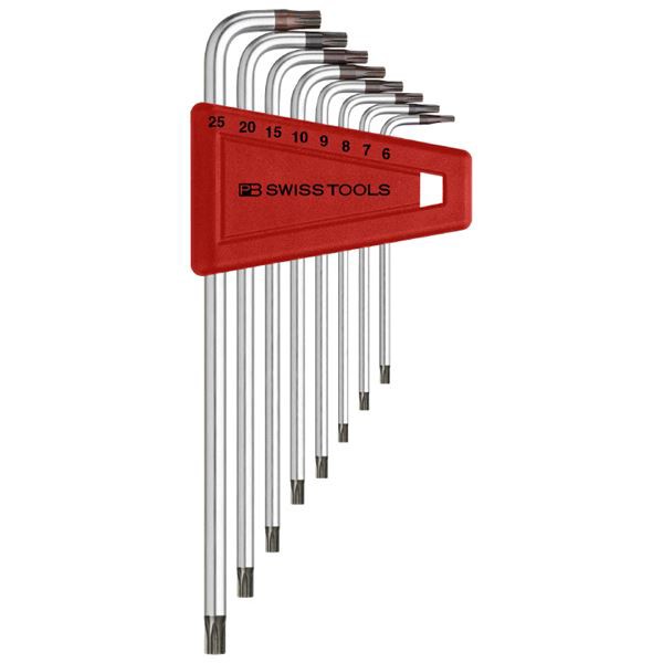 PB SWISS TOOLS 411BH／6-25 L型いじり止めヘクスローブレンチセット |b04の通販は