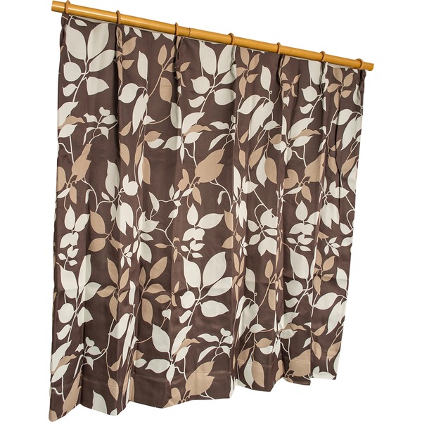 カーテン 2枚組 2枚セット 2P 防炎 2級遮光 100×丈200cm ブラウン パルク 九装 |b04の通販は 6,038円