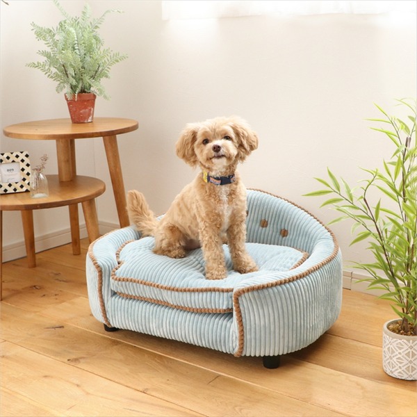 ペット用 ベッド ソファ 犬用 猫用 MARRON マロン BL ブルー