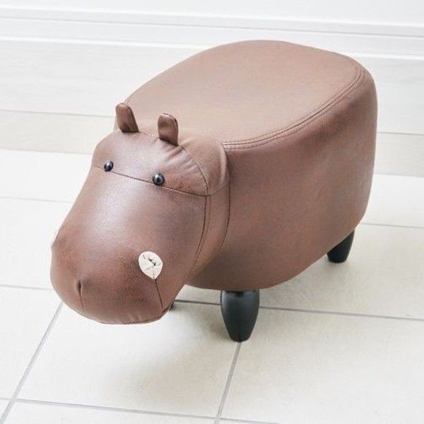 かばモチーフのスツール Paul（ポール）ブラウン |b04の通販は