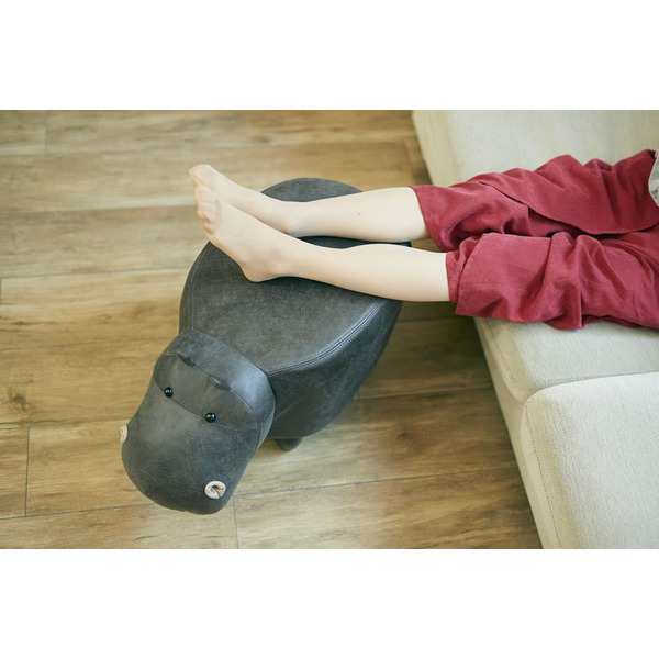 かばモチーフのスツール Paul(ポール)グレー |b04の通販は かばモチーフのスツール Paul(ポール)グレー |b04の通販は