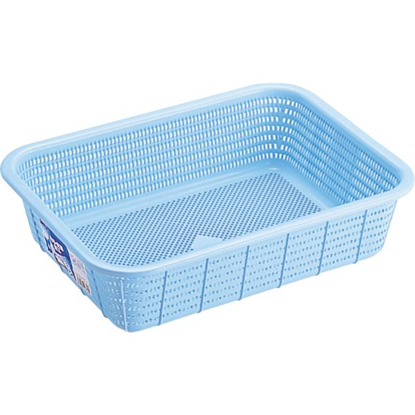 (20セット) キッチンバスケット/キッチン用品 (Mサイズ) ブルー 材質：PP メッシュ形状 『HOME＆HOME』 |b04の通販は