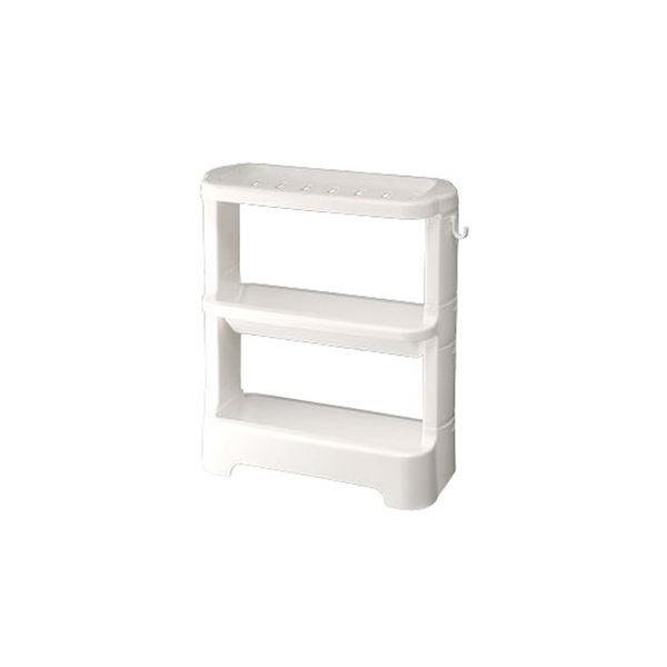 (12セット)シンプル ボトルラック/お風呂収納 (ホワイト) 33×14.1×38cm 材質：PP 『HOME＆HOME』 |b04の通販はその他お風呂用掃除用具