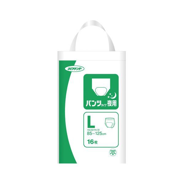 （まとめ） 王子ネピア ネピアテンダーパンツタイプ夜用 L16枚(×2セット) |b04の通販は