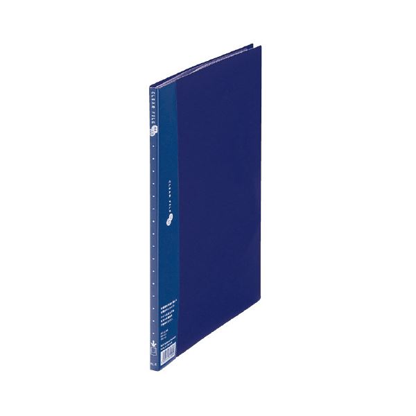 （まとめ） プラス クリアーファイル10P FC-121EL A4S NV 10冊(×10セット) |b04