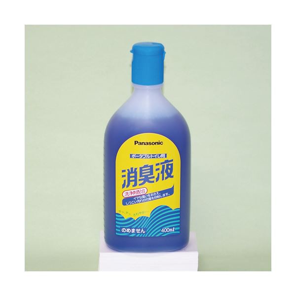 （まとめ） パナソニックエイジフリー ポータブルトイレ用消臭液 400ml ブルー(×20セット) |b04