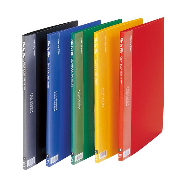 （まとめ） ビュートン クリヤーブック10P BCB-A4-10 A4 イエロー(×20セット) |b04の通販は 5,511円