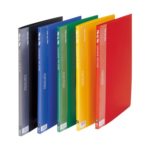 (業務用20セット) ビュートン 薄型クリアファイル/ポケットファイル 〔A4〕 10ポケット FCB-A4-10C 淡緑 業務用100セット) ビュートン 薄型クリアファイル⁄ポケットファイル