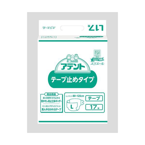 大王製紙 アテントテープ止めタイプ L17枚 4P |b04の通販は