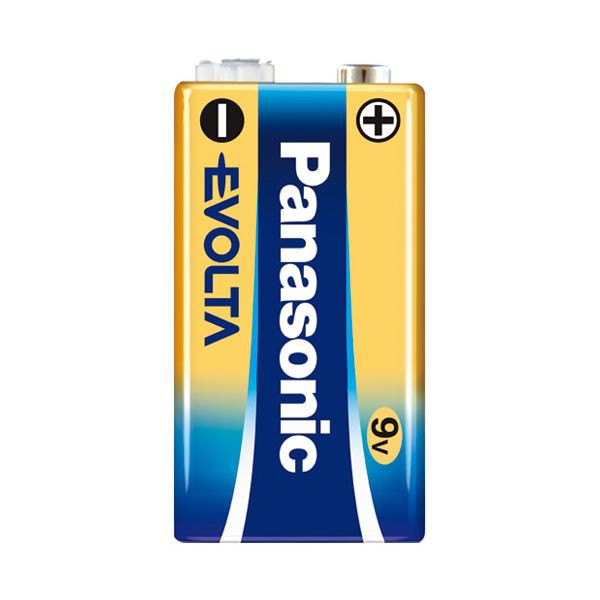 （まとめ） Panasonic 乾電池エボルタ9V形 6LR61EJ／1S(×10セット) |b04の通販は
