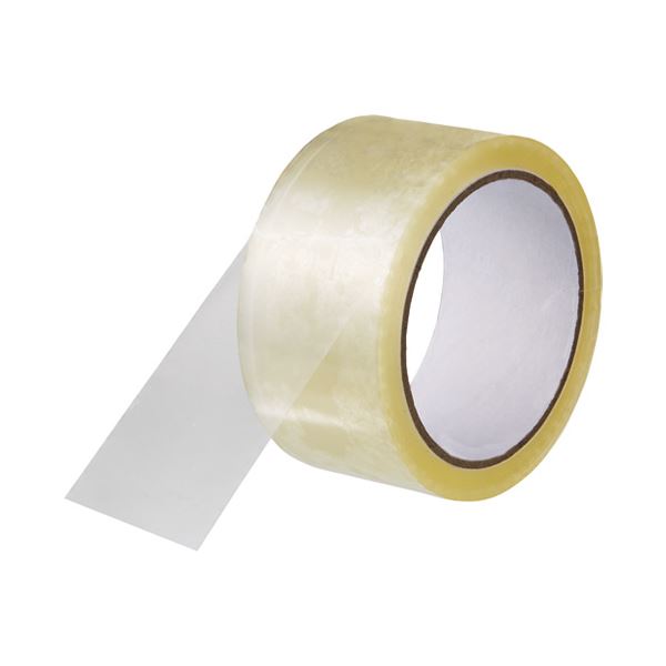 （まとめ） スマートバリュー 透明梱包用テープ 1巻 B689J(×50セット) |b04の通販は 8,875円