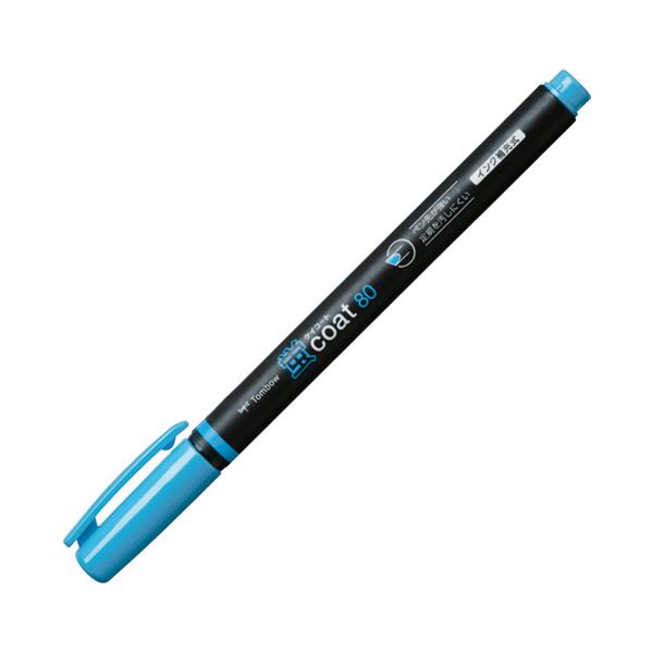 （まとめ） トンボ鉛筆 蛍コート80 WA-SC96 空色 10本(×10セット) |b04 5,880円