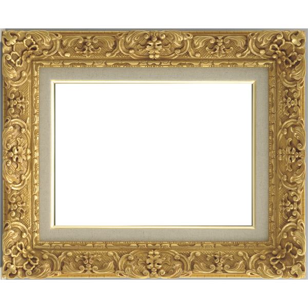 油絵額縁／油彩額縁 (SM ダークゴールド) 総柄彫り 黄袋 吊金具付き |b04の通販は 14,750円