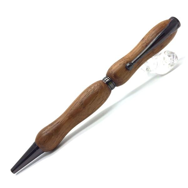 日本製 ハンドメイド ボールペン/文房具 (胡桃 ウォールナット) クロスタイプ 芯：0.7mm 銘木 文具 『8Color Wood Pen』 |b04