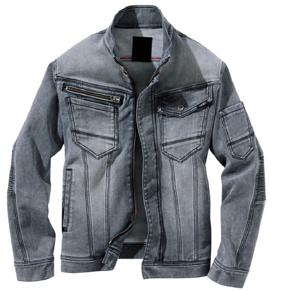 村上被服 蛇腹ジャケット 1803 カラー：ライトグレー サイズ：M |b04の通販は 5,575円