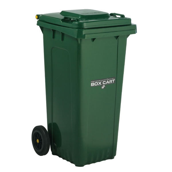 テラモト ボックスカート 120 緑 約120L |b04の通販は