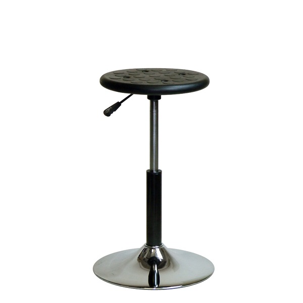 カウンターチェア ハイチェア 幅38.5cm ブラック 日本製 キャスター付き 昇降式 コーンワークスツール 190 完成品 1脚販売 |b04の通販は