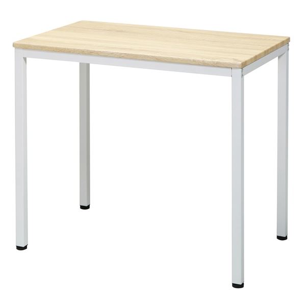 センターテーブル パソコンデスク 約幅80cm ナチュラル アジャスター フェルト付 組立品 ヴィンテージデスク リビング |b04の通販は