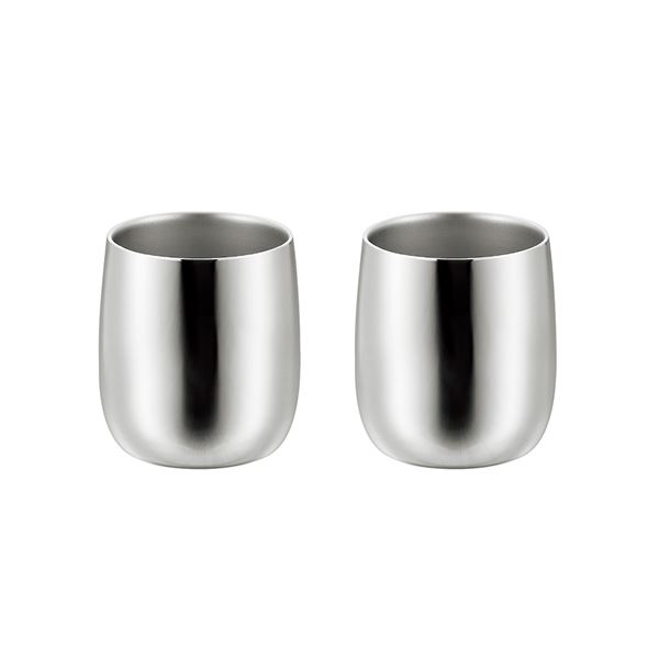 燕熟の技 ステンレス二重ロックカップ250ml 2P EJA-900 |b04の通販は 7,088円