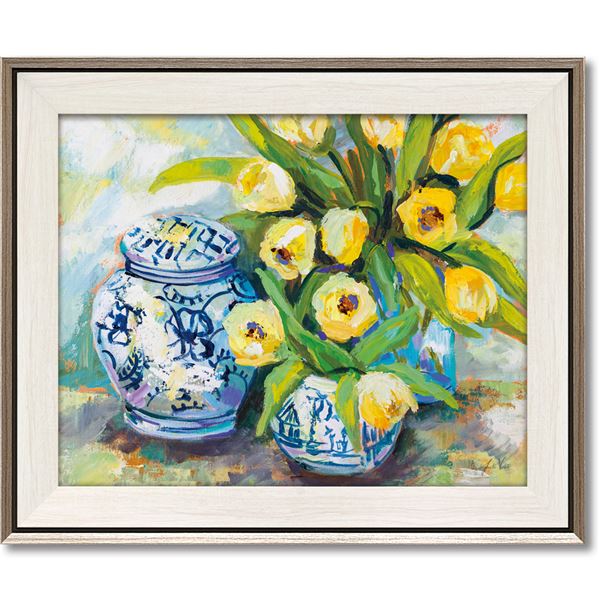 ユーパワー ジャネット・ヴェルテンテス Gel加工アートフレーム 「チューリップ シノワズリ」 |b04の通販は