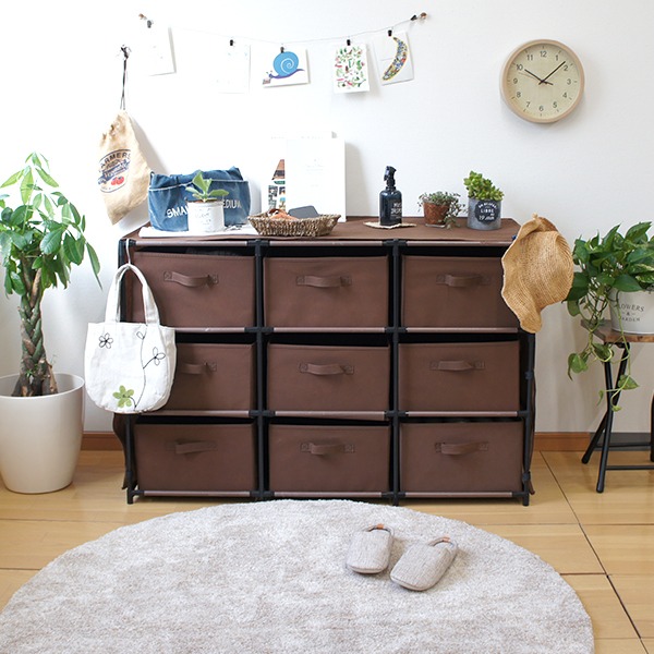 たっぷり収納 布製（不織布）衣類収納チェスト／タンス　軽量なので女性でも移動がらくらく |b04の通販は 9,761円