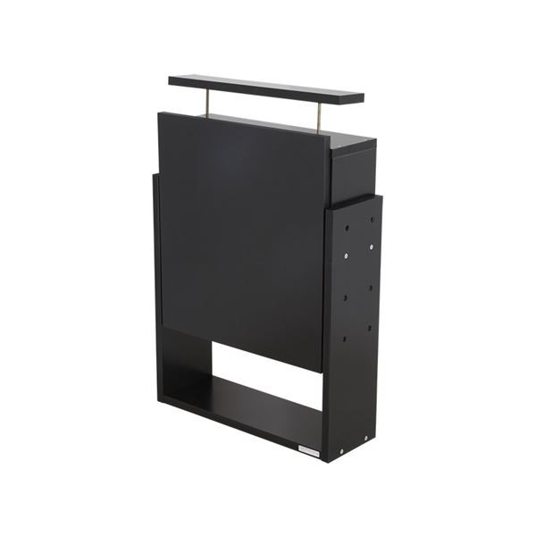 コレクションケース/収納棚 レギュラー 専用上置き (ハイタイプ 奥行19cm用 ブラック) 幅54.1cm 本体別売 (組立品) |b04