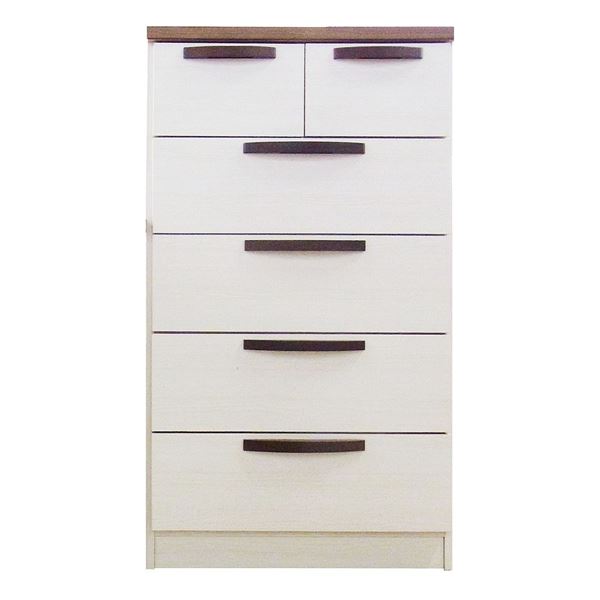 ハイチェスト タンス 5段 幅69.5cm ブラウン 日本製 スリム 引き出し収納 子供部屋 ベッドルーム 寝室 リビング 完成品 |b04の通販は