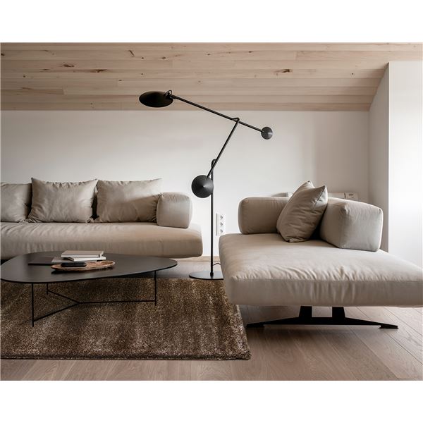 防炎 ラグマット/絨毯 (約133×195cm ブラウン) ホットカーペット対応 ウィルトン アーバン プレーベル 8001/BR |b04の通販は