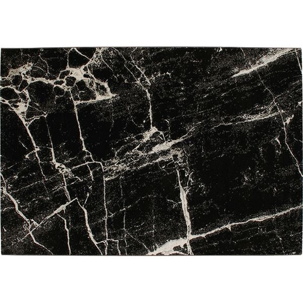 防炎 ラグマット/絨毯 (約200×250cm ブラック ) ホットカーペット対応 ウィルトン マルモ プレーベル 17213/BK |b04の通販は