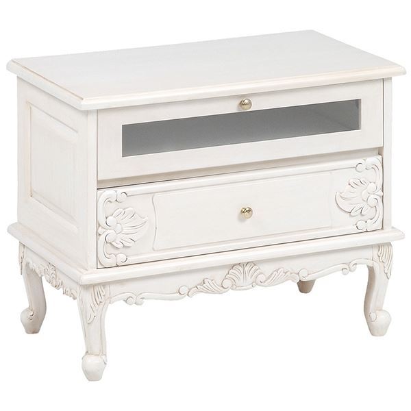 テレビ台 テレビボード 約幅70cm ホワイト 木製 脚付き 引き出し付き ヴィオレッタシリーズ ダイニングボード 完成品 リビング |b04の通販は 25,234円