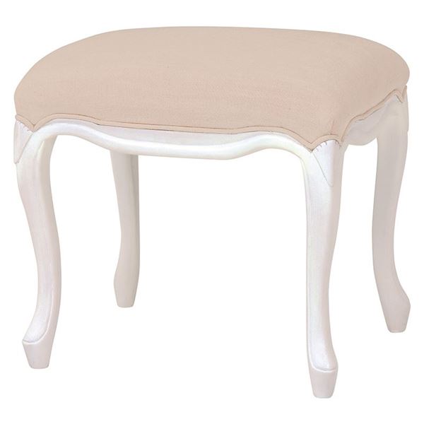 スツール オットマン 約幅47×奥行36×高さ45cm 木製フレーム アンティーク調 姫系 ハンプトンシリーズ リビング ダイニング |b04の通販は 14,264円