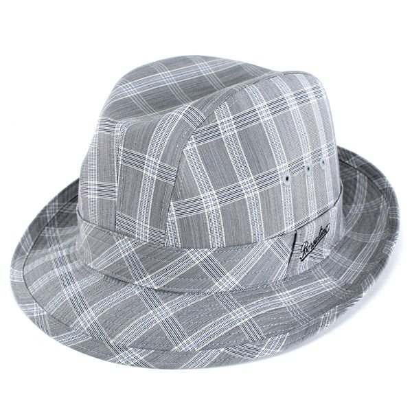 ハット メンズ チェック柄 ライナー型 帽子 ウール素材 ボルサリーノ グレーの通販はau Pay マーケット Elehelm帽子専門店
