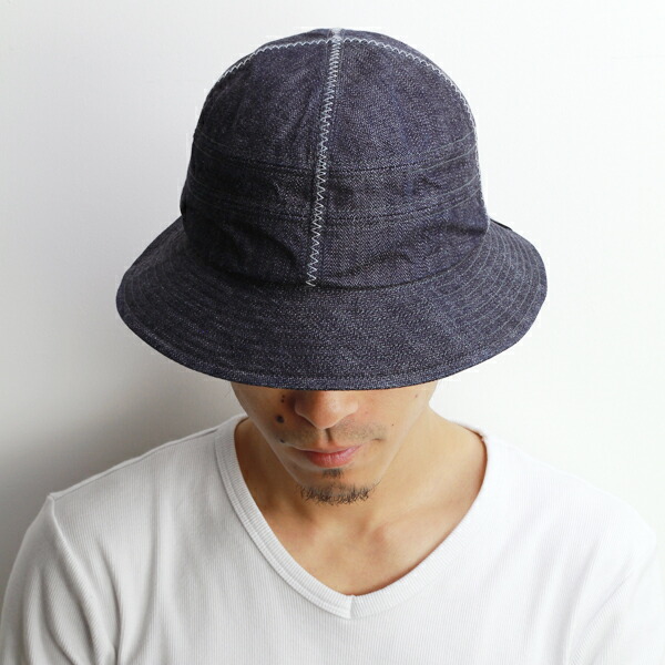 春夏 Psycho Bunny デニム メトロハット サイコバニー サファリハット カジュアル ハット メンズ ネイビー 春夏 Psycho Bunny デニム メトロハット サイコバニー サファリハット