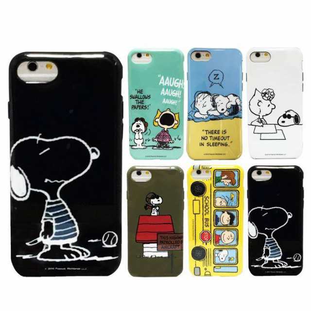 Iphone7 Iphone6 Iphone6s ソフトケース Peanuts スヌーピー Snoopy キャラクター フライングエース Joecool Sng 163の詳細 Au公式 総合通販サイト Wowma For Au