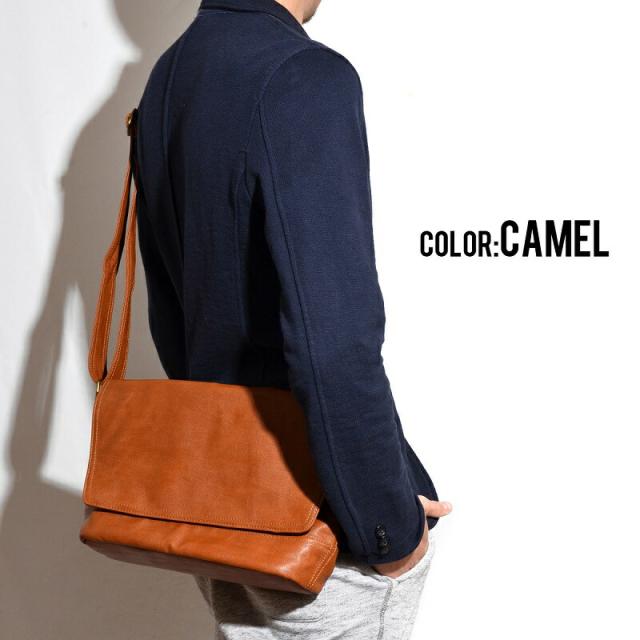 クリスマスプレゼント ショルダーバッグ メンズ レザー軽量 フラップショルダーバッグ 斜めがけバッグ の通販はau Pay マーケット Shocora