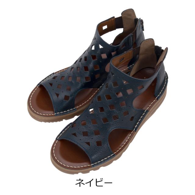 【レビュー投稿で+5％還元】マルメロ パンチングサンダル 日本製 レディース 60-04-01201 marmelo 靴 シューズ レザー クリスマス_mp クリスマス_wp レビュー投稿で+5％還元】マルメロ パンチングサンダル 日本製