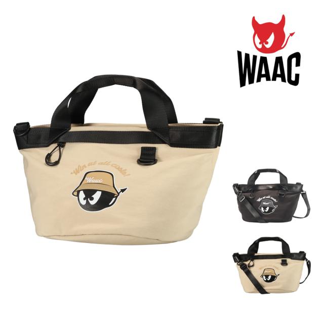 ワック ゴルフ WAACKYカートバッグ メンズ レディース072252825 WAAC ラウンドバッグ 2WAY ショルダーバッグ カートトート ミニトート スポーツ