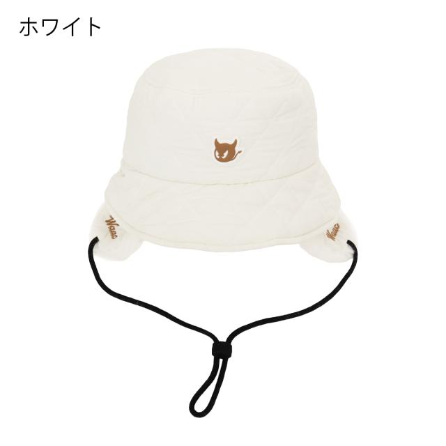 ワック バケットハット メンズ レディース 072254833 WAAC 2WAY ゴルフ 防寒 耳当て 帽子 ストラップ付_13